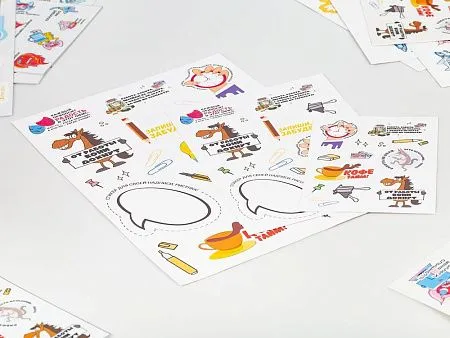 Наклейки из ПВХ Sticker Pack на заказ, L