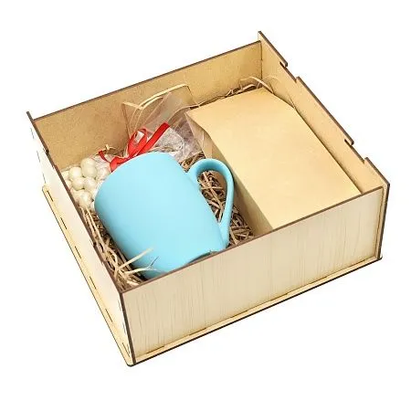 Подарочный набор Родни, темно-синий (черный чай)