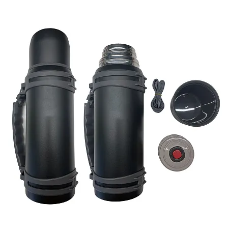 Термос "Сахалин" 1200 мл, покрытие пудра