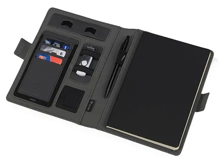 Органайзер с беспроводной зарядкой Powernote, 5000 mAh