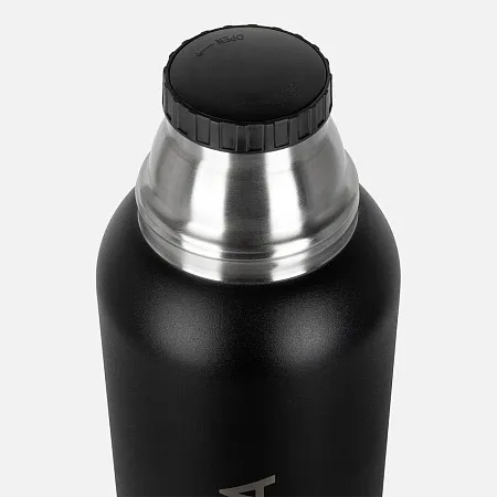 Термос Relaxika 1600 со стикерпаком, черный