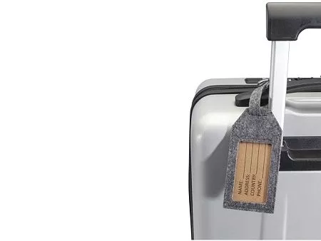 Багажная бирка из RPET-фетра Tie