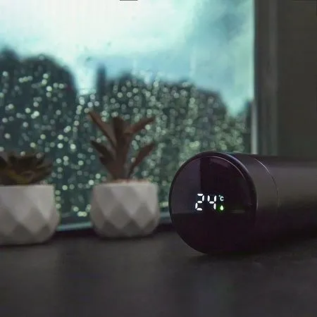 Термос THERMO с индикатором температуры, 500мл