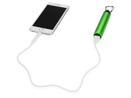 Портативное зарядное устройство Марс с карабином, 2600 mAh