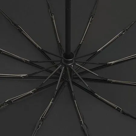 Зонт складной Fiber Magic Major с кейсом, черный
