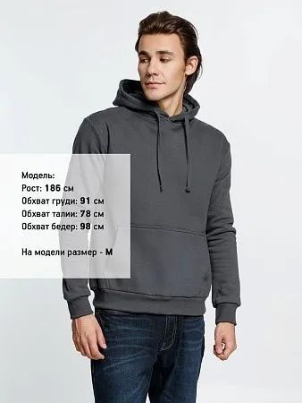 Худи Kirenga 2.0 Heavy, темно-серое (графит)