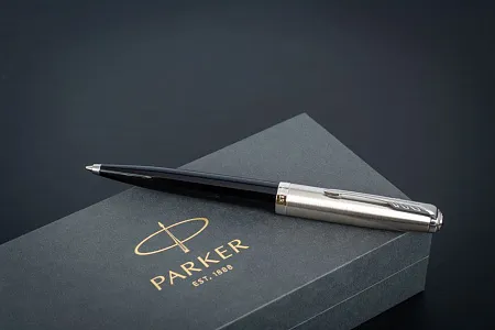 Ручка шариковая Parker 51 Black CT, черная