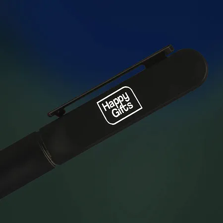 Ручка шариковая NEO с подсветкой после гравировки, silk touch