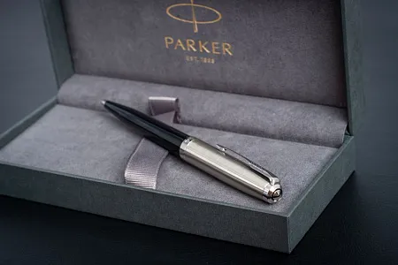 Ручка шариковая Parker 51 Black CT, черная