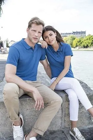 Рубашка поло мужская PERFECT MEN 180 зеленое яблоко