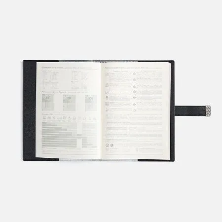 Ежедневник Repute, недатированный, черный