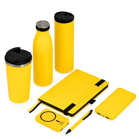 Шариковая ручка Grunge, Lemoni, желтая