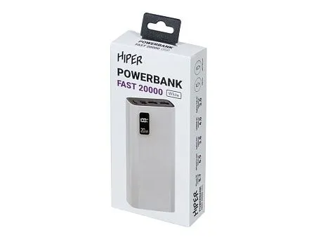 Портативный внешний аккумулятор FAST, 20000 mAh