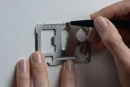 Брелок-мультитул Dextro, серебристый