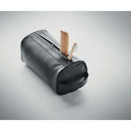 Мягкая косметичка PU на молнии