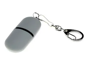 USB 2.0- флешка Goutte Soft-touch на 512 Мбайт каплевидной формы