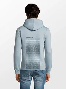 Худи «Вы что, сели вместе», голубое