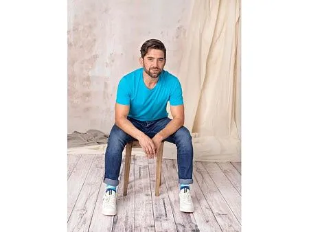 Футболка Azurite из натуральных материалов, мужская