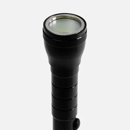 Телескопический фонарь с магнитом Flexion, черный