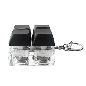 Брелок Press Anti Stress с LED подсветкой, черный