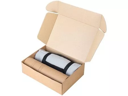 Подарочный набор из термоса и пледа Serenity