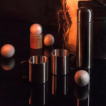 Набор в чехле: термос, 2 кружки