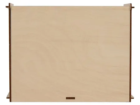 Деревянная коробка с наполнителем-стружкой Ларь