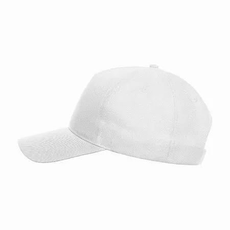 Бейсболка RECY FIVE, белый, 5 клиньев, 100 % переработанный полиэстер, липучка