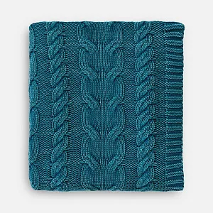 Плед Hygge, темно-зеленый