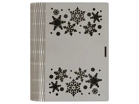 Деревянная коробка с резной крышкой Книга, М