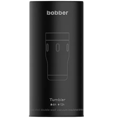 Термостакан Tumbler 350, вакуумный, черный