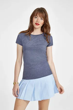 Футболка женская MIXED WOMEN темно-серый меланж