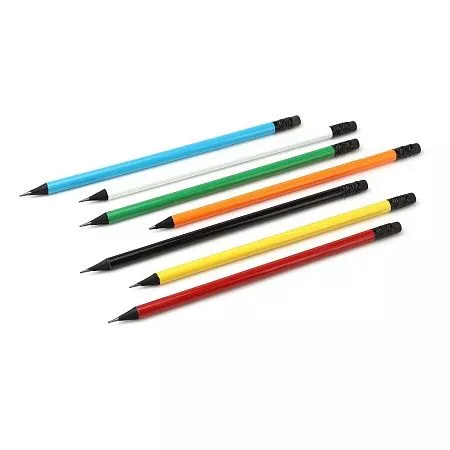 Карандаш с цветным корпусом Negro, белый