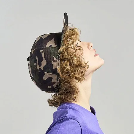 Бейсболка "SNAP BACK-S", 6 клиньев, пластиковая застежка