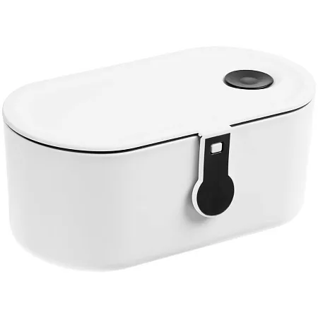 Ланчбокс Lunch Break, синий с белым