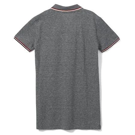 Рубашка поло женская PANAME WOMEN, черный меланж