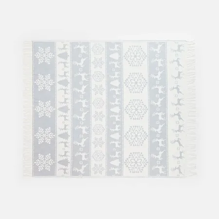 Плед «Скандинавия», серый