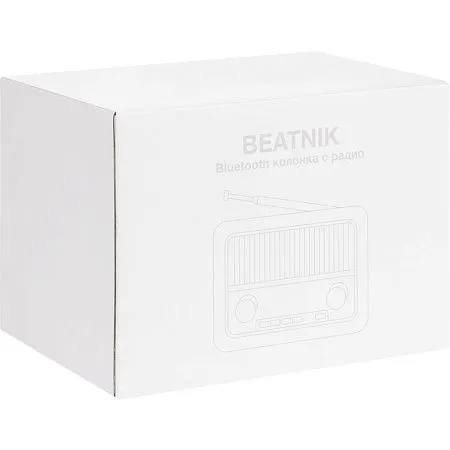 Bluetooth-колонка с радио Beatnik, коричневая