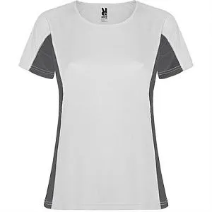 Спортивная футболка SHANGHAI WOMAN женская, белый/темный графит