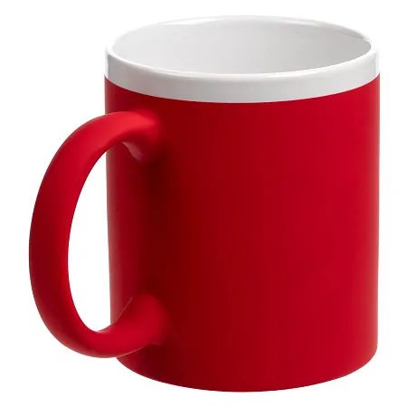 Кружка StopSpot с покрытием софт-тач, синяя