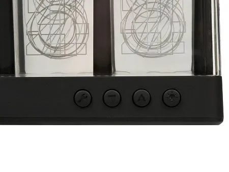 Часы с LED-подсветкой и беспроводной зарядкой Cyber, 10 Вт