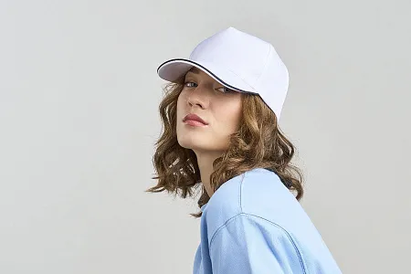 Бейсболка RECY FIVE PIPING, 5 клиньев, застежка-липучка