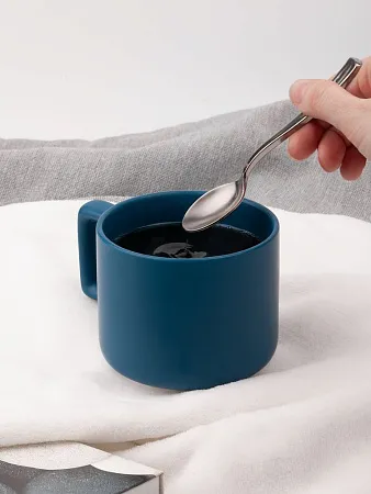 Чашка Jumbo в коробке матовая, морская волна