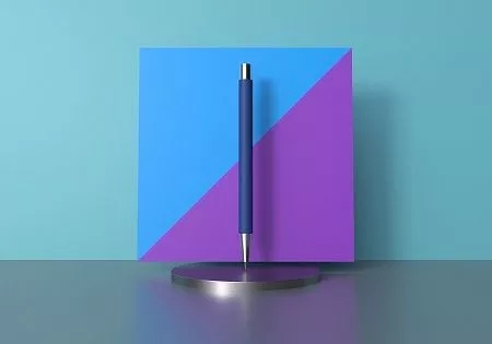 Карандаш "Aurora" из переработанного алюминия, покрытие soft touch