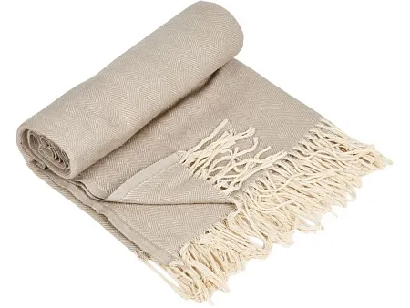 Плед Ёлочка из натурального хлопка