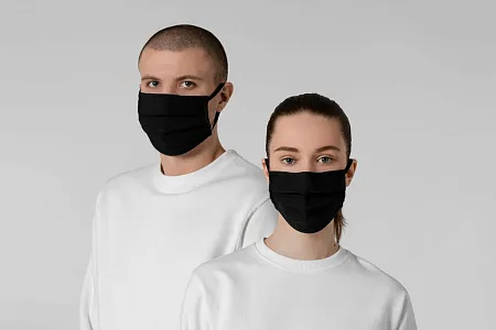 Маска гигиеническая Respire, двухслойная, немедицинская, белая