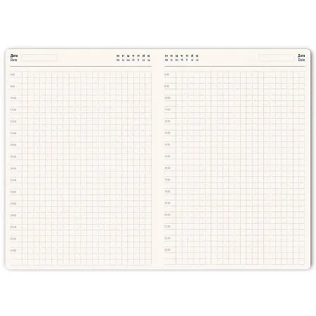 Ежедневник недатированный Starry , А5, бирюзовый, кремовый блок