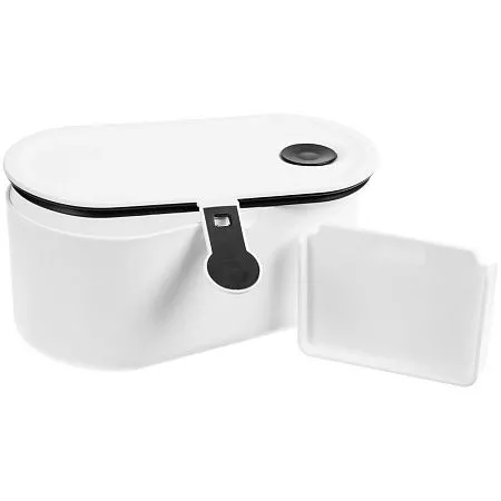 Ланчбокс Lunch Break, синий с белым