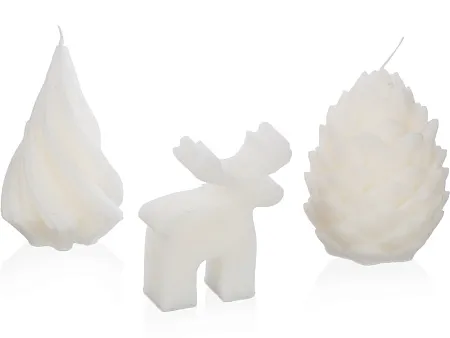 Набор свечей на подставке New year