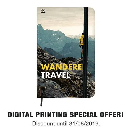 Блокнот формата А5 с ПУ обложкой на 96 нелинованных страниц